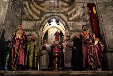 Armenians preparing for religious ceremony in Iran’s St. Thaddeus Monastery