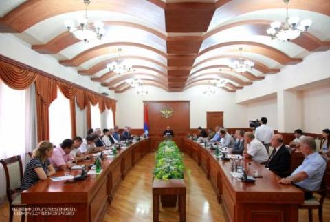 President of Artsakh holds consultation dedicated to 7th Pan-Armenian Summer Games