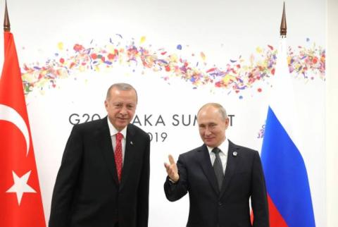  Rencontre Poutine-Erdogan  au Sommet G20 au Japon 