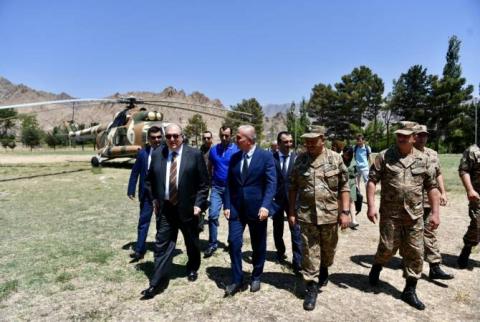 President Sarkissian arrives in Syunik province on working visit