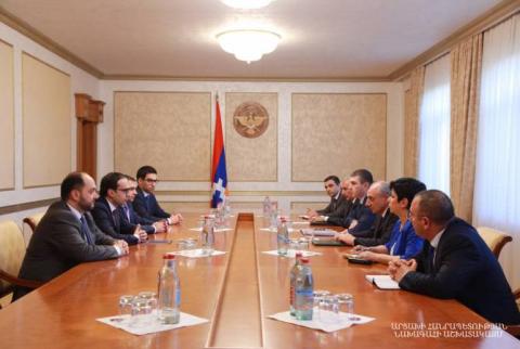 Le président d'Artsakh a reçu la délégation  conduite par le vice-Premier ministre arménien