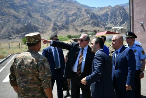 «Syunik est une région avec un grand potentiel et des valeurs dignes de fierté»,affirme le président