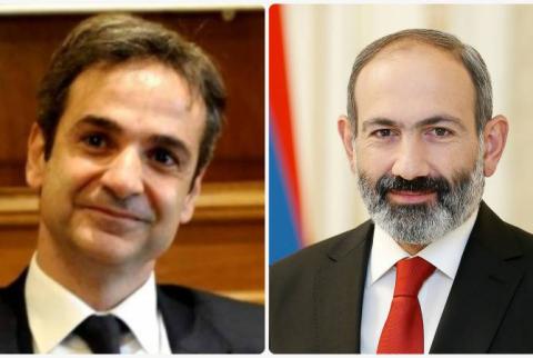 Armenian PM congratulates Kyriakos Mitsotakis on being elected Prime Minister of Greece