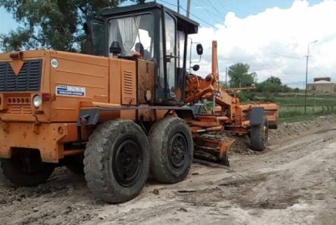 В Айраванке по субвенциальной программе асфальтируется улица “Добро пожаловать”