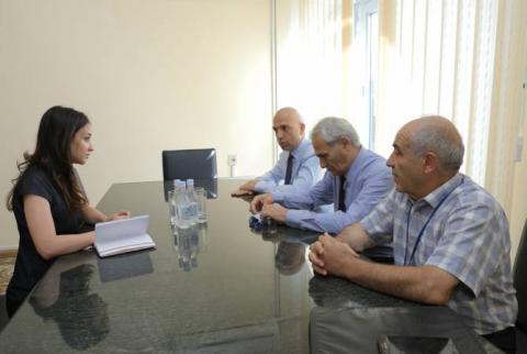 Lilia Chouchanian a reçu des représentants de l'Union des mineurs et des métallurgistes d'Arménie
