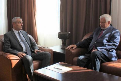 Artsakh’s FM receives Ambassador Andrzej Kasprzyk