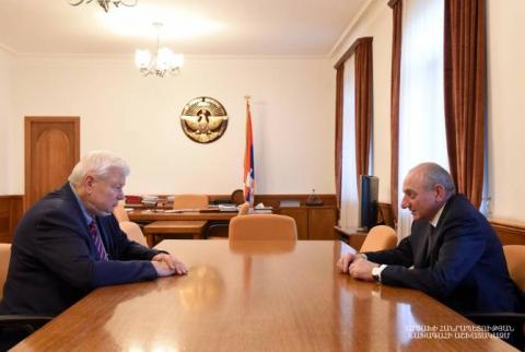 President of Artsakh receives Ambassador Andrzej Kasprzyk