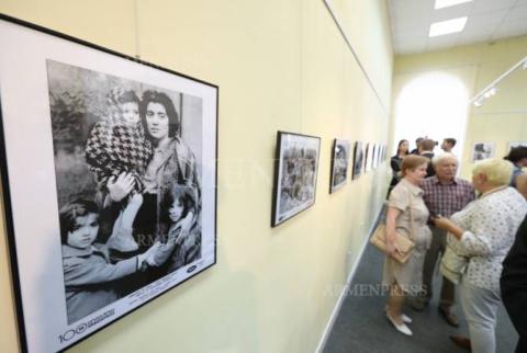 L'exposition de photos d’Armenpress» et de BelTA consacrée au tremblement de terre de Spitak s'est ouverte à Minsk