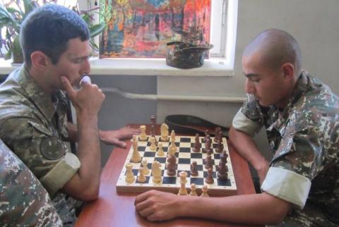 Conducting engineering works, playing chess: Armenian soldiers do not waste their free time in vain