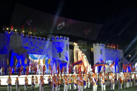  Cérémonie d'ouverture des 7e Jeux Pan-Arméniens d'été à Stepanakert