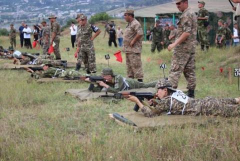 ممثلة فرقة القوات المسلحة الأرمينية تفوز بمسابقة القنص في إطار مسابقة «مقاتل السلام» الدولية  للجيوش
