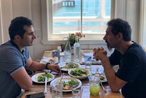 Serj Tankian a rencontré le directeur du Fonds « Ma démarche »