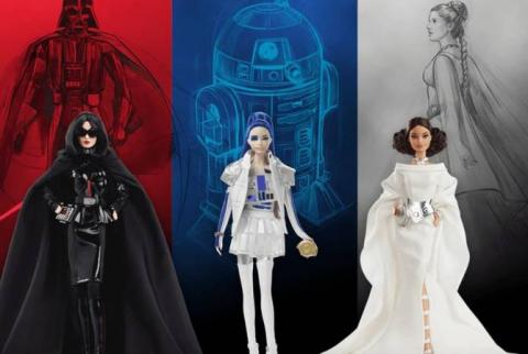 Mattel dévoile  une collection de trois nouvelles poupées inspirées du film Star Wars