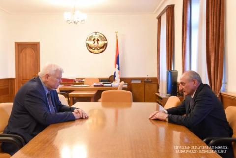 Artsakh’s President, Ambassador Andrzej Kasprzyk discuss situation on contact line