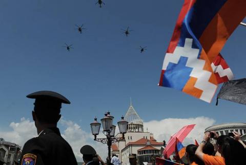 Armenians around the globe celebrate 28th anniversary of independence of Artsakh