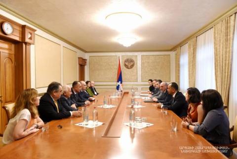 Artsakh's President receives delegation of ''Hayastan'' All Armenian Fund