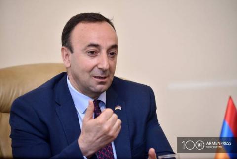 “Мой шаг” представил председателю НС законопроект о прекращении полномочий Грайра Товмасяна 