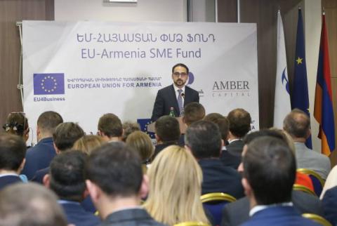 Вице-премьер Тигран Авинян принял участие в церемонии по случаю запуска “Фонда МСП ЕС-Армения”