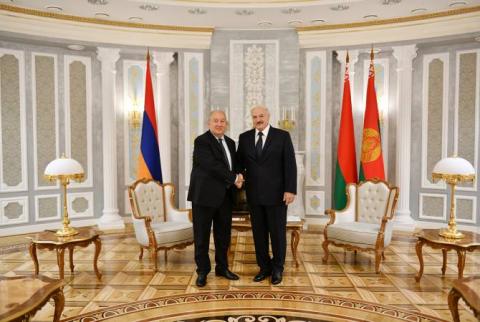 Armenia confidently moving on with the path of strengthening statehood – President of Belarus