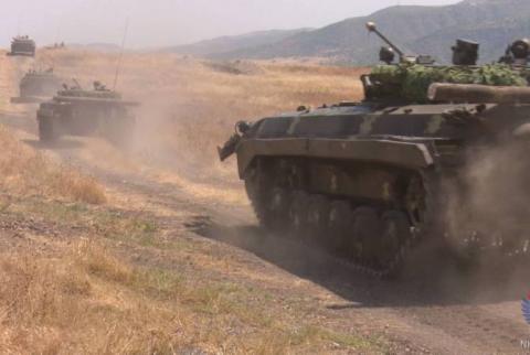 Artsakh’s military carries out missions as part of ongoing drills 