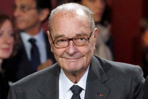Ֆրանսիայի Ազգային ժողովը լռության րոպեով հարգել Է Ժակ Շիրակի հիշատակը