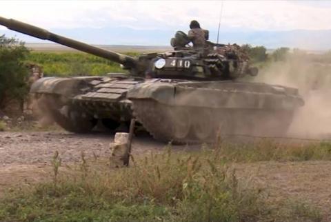 Подразделения Армии обороны НКР провели военные учения и перегруппировки