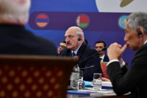 Belarus is grateful to Armenia for efforts to strengthen integration in EAEU - Lukashenko