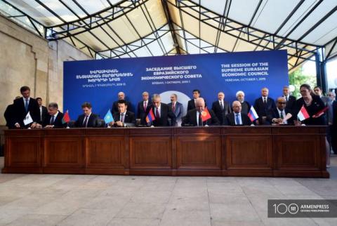 FTA signed between Singapore and EAEU in Yerevan
