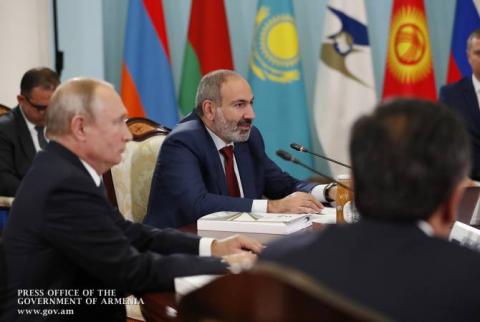 Армения приложила максимальные усилия для эффективной реализации председательства в ЕАЭС: Пашинян