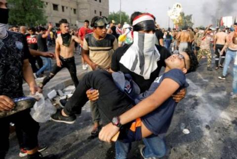 Иракские СМИ сообщили о 12 погибших и 650 раненных в ходе протестов