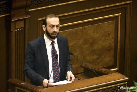 Hrayr Tovmasyan's motivation was concealing crimes of former government – parliament speaker