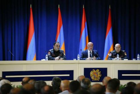 Ոստիկանության պետի պաշտոնակատարն օպերատիվ խորհրդակցություն է անցկացրել