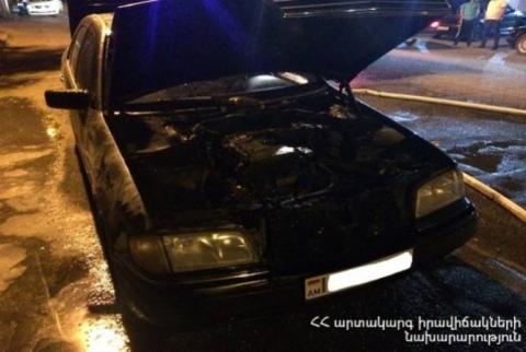 В Армавире  сгорел автомобиль
