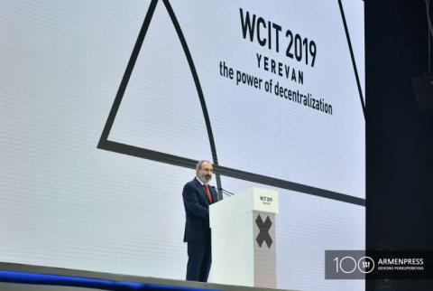 Armenia becomes more attractive country for innovative investments – PM tells WCIT 2019 participants