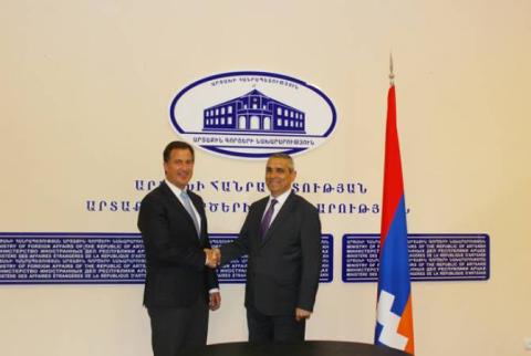 Artsakh’s FM satisfied with cooperation with Armenian Assembly of America