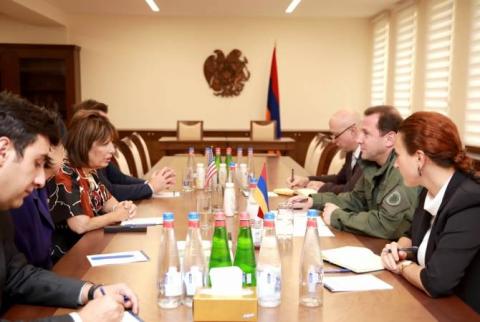 Министр обороны Армении принял конгрессменов США