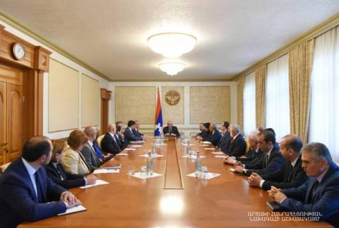 President of Artsakh convenes consultation with senior staff of foreign ministry’s central apparatus