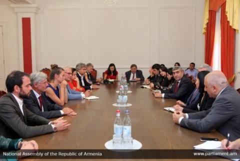 Հայաստանի և Բելգիայի խորհրդարանների պատգամավորները քննարկել են տնտեսական հարաբերության մասին հարցեր