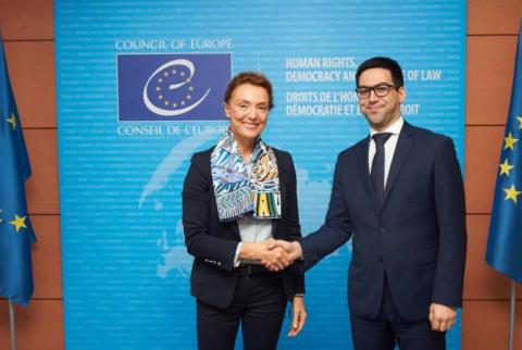 Armenian justice minister, CoE Secretary General discuss judicial reforms