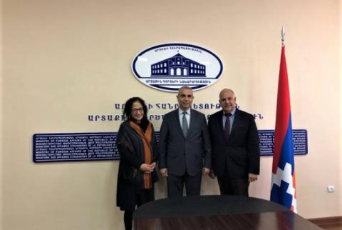 Artsakh FM receives delegation of Armenian Assembly of America
