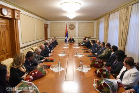 Artsakh President awards group of people for active participation in holding 7th Pan-Armenian Games