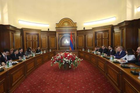 Вице-премьер Тигран Авинян принял специального представителя правительства Китая