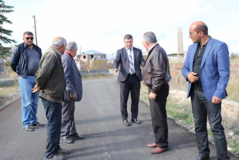 Գանձակ համայնքում սուբվենցիոն ծրագրերը մոտենում են ավարտական փուլին
