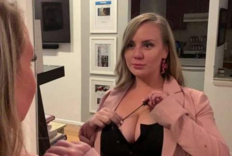 Женщина спрятала камеру в груди и узнала о людях много нового