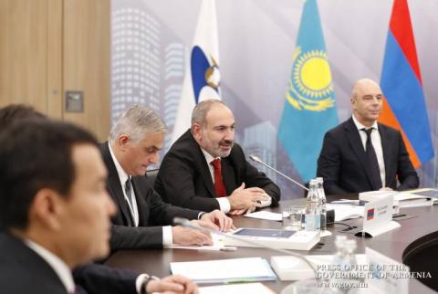 Discours de Nikol Pashinyan à la séance élargie du Conseil intergouvernemental eurasiatique  à Moscou