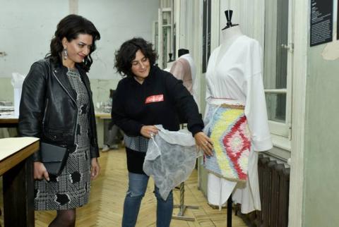PM’s spouse Anna Hakobyan visits TUMO Studios in Yerevan