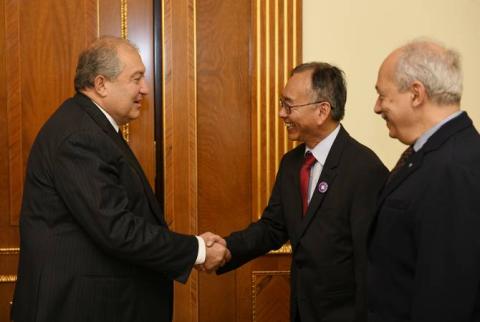 President Sarkissian receives Synopsys and Synopsys Armenia executives