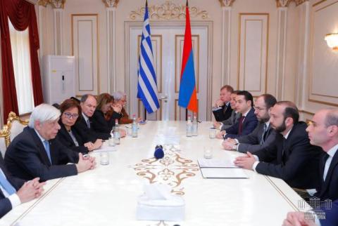 Speaker of Parliament meets with President of Greece 