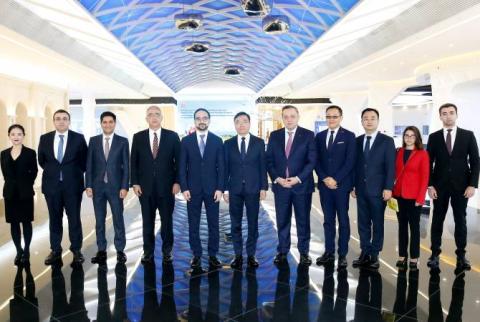 Tigran Avinian a rencontré le vice-président de la société Huawei, Xiaobin Zhao