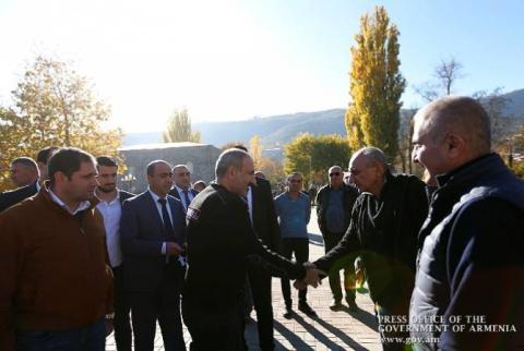 PM views ongoing subvention projects in 3 different cities, meets Artsakh’s President 